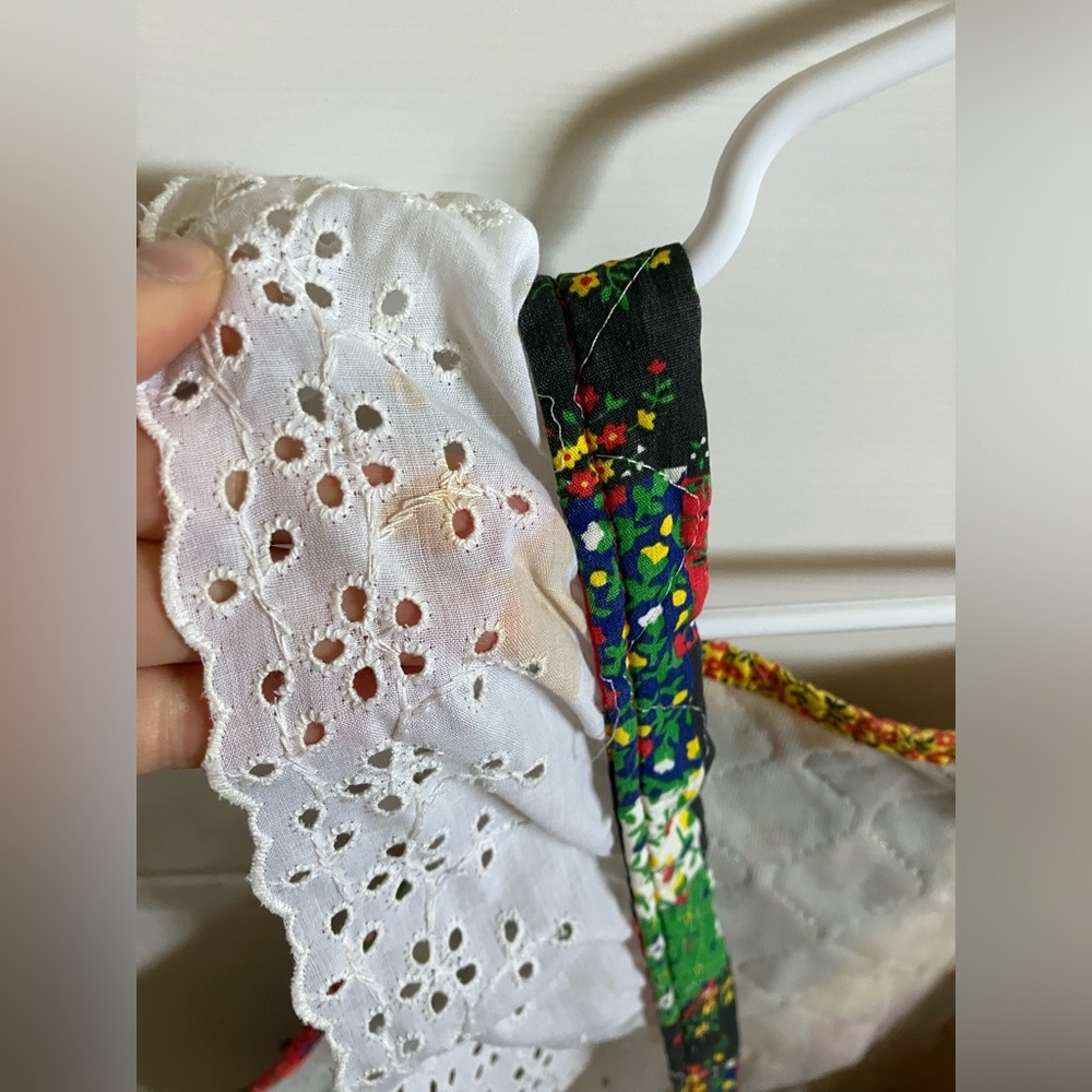 Vintage Patchwork Apron - image 5